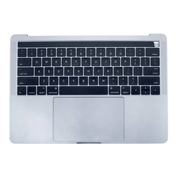 Apple MacBook Pro 13" A1706 (Late 2016 - Mid 2017) - Top Keyboard Frame + Keyboard US + Microphone + Trackpad + Speakers (Silver)