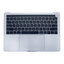 Apple MacBook Pro 13" A1706 (Late 2016 - Mid 2017) - Top Keyboard Frame + Keyboard US + Microphone + Trackpad + Speakers (Silver)