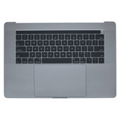 Apple MacBook Pro 15" A1707 (Late 2016 - Mid 2017) - Top Keyboard Frame + Keyboard US + Microphone + Trackpad + Speakers (Space Gray)