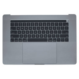 Apple MacBook Pro 15" A1707 (Late 2016 - Mid 2017) - Top Keyboard Frame + Keyboard US + Microphone + Trackpad + Speakers (Space Gray)