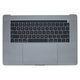 Apple MacBook Pro 15" A1707 (Late 2016 - Mid 2017) - Top Keyboard Frame + Keyboard US + Microphone + Trackpad + Speakers (Space Gray)