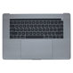 Apple MacBook Pro 15" A1707 (Late 2016 - Mid 2017) - Top Keyboard Frame + Keyboard US + Microphone + Trackpad + Speakers (Space Gray)