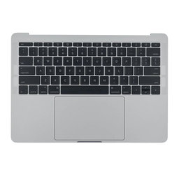 Apple MacBook Pro 13" A1708 (Late 2016 - Mid 2017) - Top Keyboard Frame + Keyboard US + Microphone + Trackpad + Speakers (Silver)