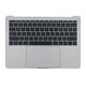 Apple MacBook Pro 13" A1708 (Late 2016 - Mid 2017) - Top Keyboard Frame + Keyboard US + Microphone + Trackpad + Speakers (Silver)