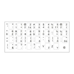 CZ / SK stickers (for black KBD) Genuine Service Pack