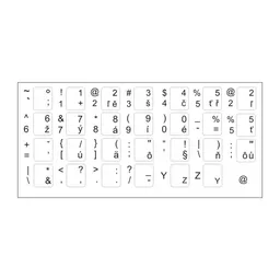 CZ / SK stickers (for black KBD) Genuine Service Pack