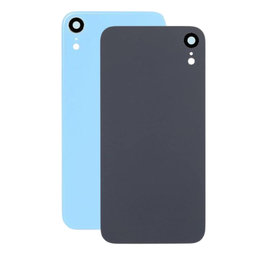 Apple iPhone XR - Rear Housing Glass + Camera Lens (Blue)