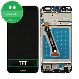 Huawei P Smart - LCD Display + Touch Screen + Frame (Black) TFT