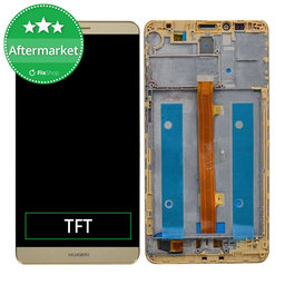 Huawei Mate 7 - LCD Display + Touch Screen + Frame (Amber Gold) TFT