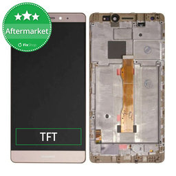 Huawei Mate S - LCD Display + Touch Screen + Frame (Gold) TFT