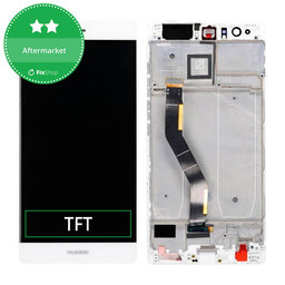 Huawei P9 Plus - LCD Display + Touch Screen + Frame (White) TFT