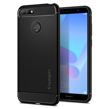 Spigen - Rugged Armor case for Huawei Y6 2018, black