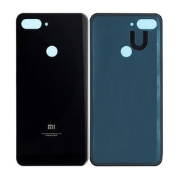 Xiaomi Mi 8 Lite - Battery Cover (Midnight Black) - 5540412001A7 Genuine Service Pack