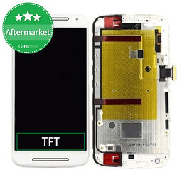 Motorola Moto G XT1068 - LCD Display + Touch Screen + Frame (White) TFT