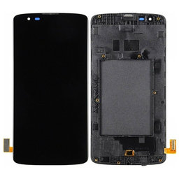 LG K8 K350N - LCD Display + Touch Screen + Frame (Black) TFT