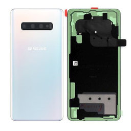 Samsung Galaxy S10 Plus G975F - Battery Cover (Prism White) - GH82-18406F Genuine Service Pack