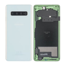 Samsung Galaxy S10 G973F - Battery Cover (Prism White) - GH82-18378F Genuine Service Pack