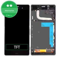 Sony Xperia Z5 E6653 - LCD Display + Touch Screen + Frame (Black) TFT