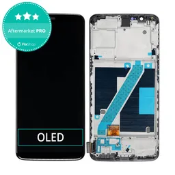 OnePlus 5T - LCD Display + Touch Screen + Frame (Black) OLED
