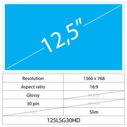 Asus VivoBook S533FL-EJ 15.6 LCD Slim Matte 30 pin Full HD No brackets