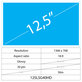 12.5 LCD Slim Glossy 40 pin HD
