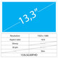 13.3 LCD Slim Glossy 30 pin FHD