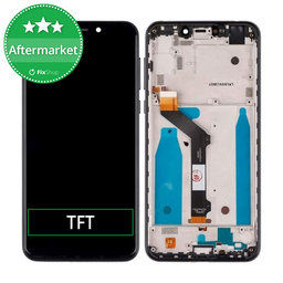 Motorola One (P30 Play) - LCD Display + Touch Screen + Frame (Black) TFT