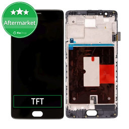 OnePlus 3T - LCD Display + Touch Screen + Frame (Black) TFT