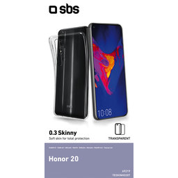 SBS - Case Skinny for Honor 20, transparent