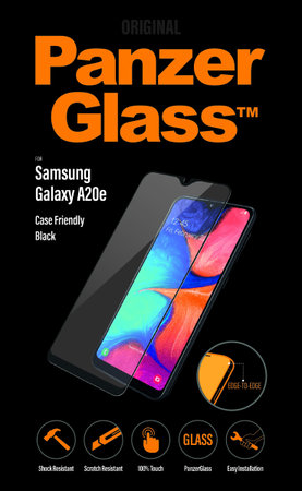 PanzerGlass - Tempered Glass Case Friendly for Samsung Galaxy A10e & A20e, black