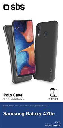 SBS - Case Polo for Samsung Galaxy A20e, black