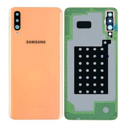 Samsung Galaxy A70 A705F - Battery Cover (Coral) - GH82-19796D, GH82-19467D Genuine Service Pack