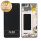 Samsung Galaxy S10 Plus G975F - LCD Display + Touch Screen + Frame (Ceramic White) - GH82-18849J, GH82-18834J Genuine Service Pack