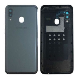 Samsung Galaxy A20e A202F - Battery Cover (Black) - GH82-20125A Genuine Service Pack