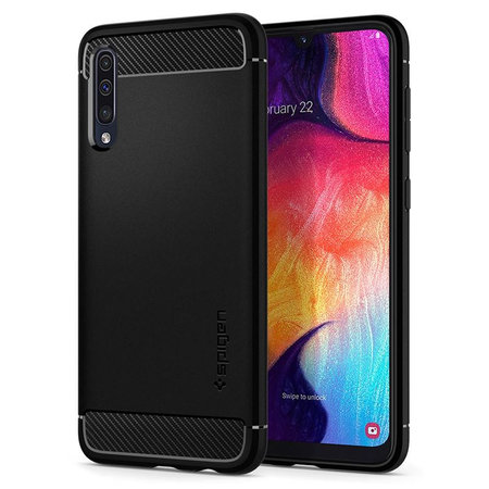 Spigen - Rugged Armor Case for Samsung Galaxy A50, black