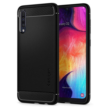 Spigen - Rugged Armor Case for Samsung Galaxy A50, black