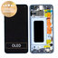 Samsung Galaxy S10e G970F - LCD Display + Touch Screen + Frame (Prism Blue) - GH82-18852C, GH82-18836C Genuine Service Pack