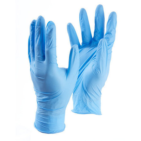 Nitrile rubber gloves (1 pack - 100pcs) - size L
