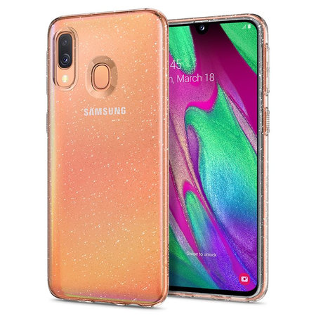 Spigen - Liquid Crystal Glitter Case for Samsung Galaxy A40, Transparent