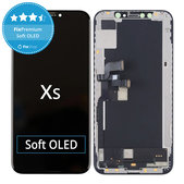 Display Soft OLED for iPhone XS, Touch Screen with Frame, FixPremium