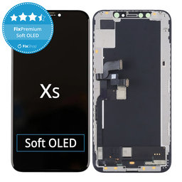 Apple iPhone XS - LCD Display + Touch Screen + Frame Soft OLED FixPremium