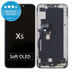 Display Soft OLED for iPhone XS, Touch Screen with Frame, FixPremium