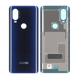 Motorola One Vision - Battery Cover (Sapphire Blue) - 5S58C14361 Genuine Service Pack