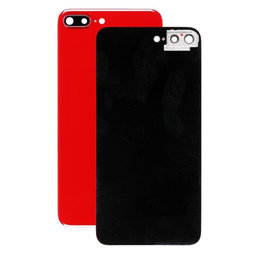 Apple iPhone 8 Plus - Rear Housing Glass + Camera Holder (Red)