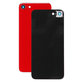 Apple iPhone 8 - Rear Housing Glass + Camera Lens (Red)