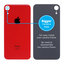 Apple iPhone XR - Rear Housing Glass with Bigger Camera Hole (Red)