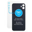Apple iPhone 11 - Rear Housing Glass with Bigger Camera Hole (White)