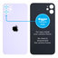 Apple iPhone 11 - Rear Housing Glass with Bigger Camera Hole (Purple)