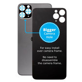 Apple iPhone 11 Pro - Rear Housing Glass with Bigger Camera Hole (Space Gray)