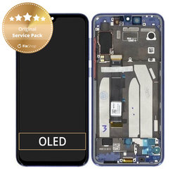 Xiaomi Mi 9 SE - LCD Display + Touch Screen + Frame (Ocean Blue) - 5610100210B6 Genuine Service Pack